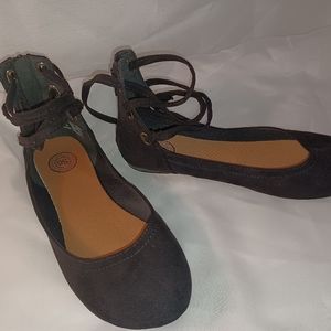 "So" black Ballerina flats Size 8